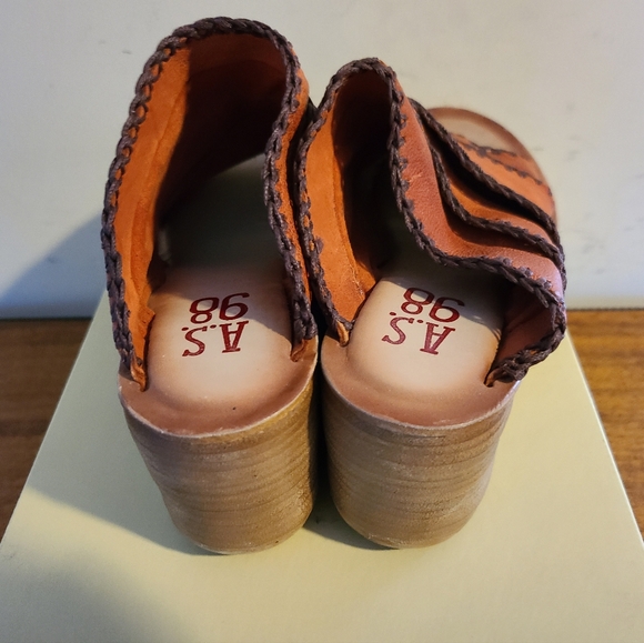 A.S.98 Nelson Wedge Sandals Size 37 - Picture 6 of 7